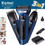 Kemei Km 6330 3 In 1 Hair Clipper Grooming Kit